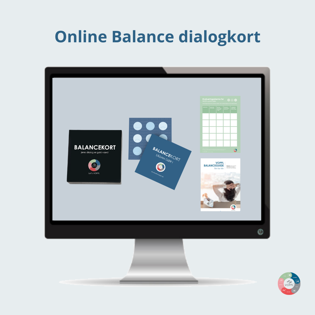 Balance dialogkort – inkl. rådgivning og feedback